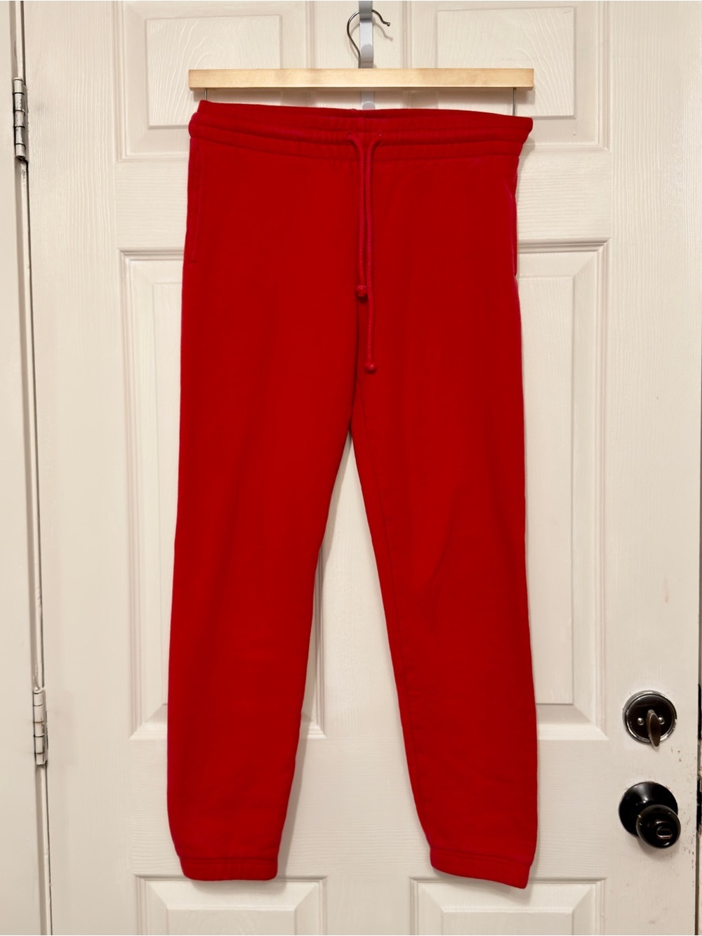 Aritzia TNA Drawstring Waist Sweatpants Red Women Size XS